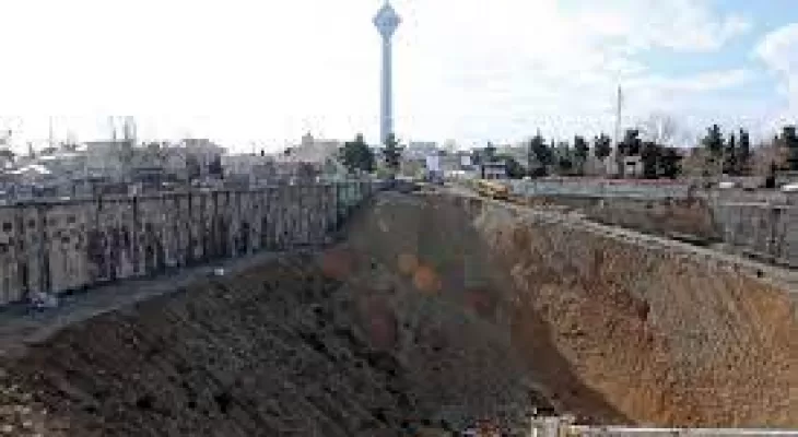 عملیات اجرایی ایمن‌سازی گود برج میلاد آغاز شد