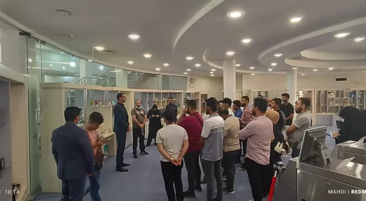 بازدید جمعی اساتید و دانشجویان دانشگاه‌های تکنولوژی بغداد و کربلا از پارک