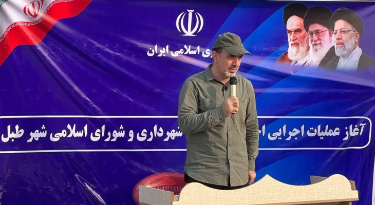 ساختمان شهرداری و اداره آتش نشانی شهر طبل کلنگ زنی شد