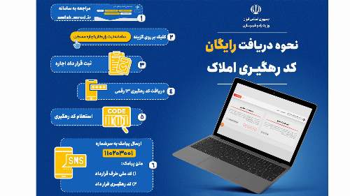 کد رهگیری رایگان قرارداد اجاره در همه دستگاه‌های دولتی اعتبار دارد