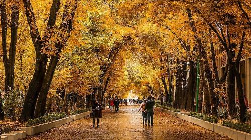 پاییز دل انگیز هزار رنگ در اصفهان