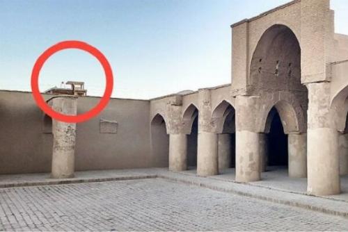 ساخت یک طبقه مسکونی در حریم منظری مسجد تاریخانه 