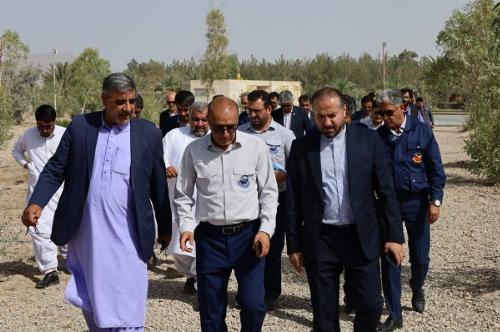 بازدید رئيس مرکز بازرسی شستا از سیمان خاش