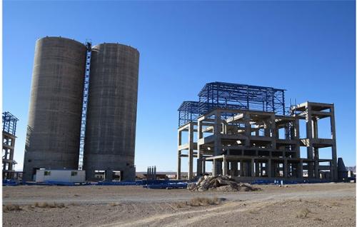 عملیات اجرایی پروژه سیمان سفید بیارجمند آغاز شد