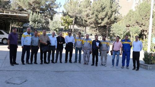 ﺑﺎزدﯾﺪ ﻣﻌﺎون وزیر ﺻﻤﺖ از ﻣﻌﺪن ﺷﺮﮐﺖ ﺳﯿﻤﺎن ﺑﺠﻨﻮرد